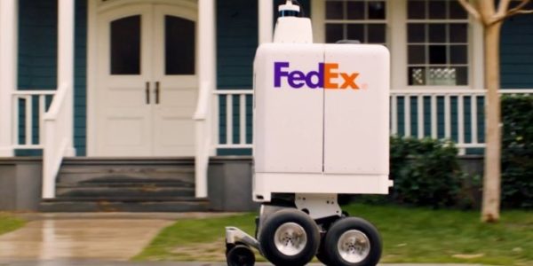 FedEx faz parceria com Walmart e Pizza Hut para testar robôs de entrega